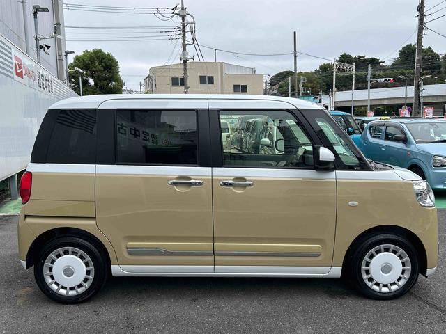 ムーヴキャンバスストライプスG 9インチディスプレイオーディオ装備保証 新車保証・まごころ保証 1年間・走行距離無制限付き・9インチディスプレイオーディオ装備・LEDヘッドライト装備・シートヒーター装備(東京都)の中古車