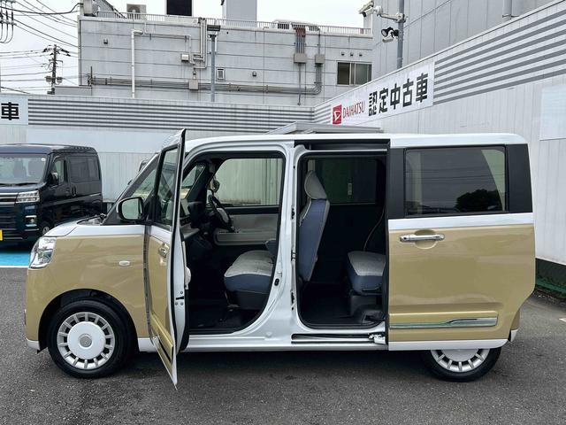 ムーヴキャンバスストライプスG 9インチディスプレイオーディオ装備保証 新車保証・まごころ保証 1年間・走行距離無制限付き・9インチディスプレイオーディオ装備・LEDヘッドライト装備・シートヒーター装備(東京都)の中古車