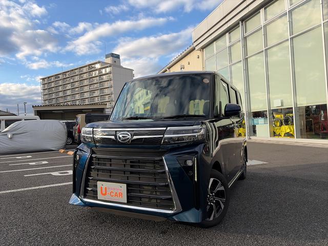 タントカスタムＸ　９インチディスプレイオーディオ　ＬＥＤ禁煙車　当社社用車ＵＰ　新車保証継承　１年保証走行距離無制限　両側パワスラドア　スマアシ　９インチディスプレイオーディオ　ＴＶ　ラジオ　Ｂカメラ　シートヒーター　コーナーセンサー　ＬＥＤヘッドライト（埼玉県）の中古車