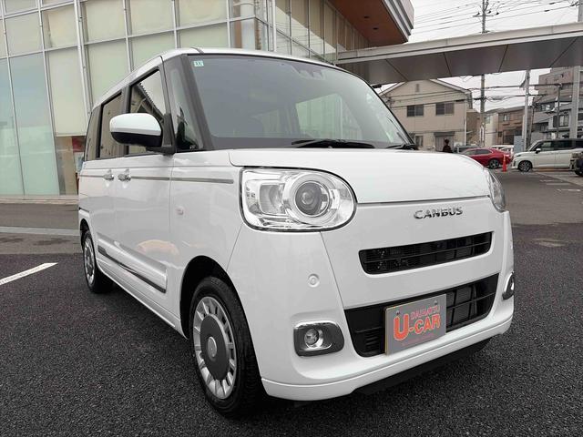 ムーヴキャンバスセオリーＧターボ　純正ナビ　ＥＴＣ　両側パワスラ走行０．４万　１年保証走行距離無制限　新車保障継承　車検Ｒ９．１１　両側パワスラ　クルーズコントロール　ＬＥＤヘッドライト　純正フルセグナビ　ＴＶ　ＤＶＤ　ＢＴオーディオ　ＥＴＣ　スマートアシスト（埼玉県）の中古車