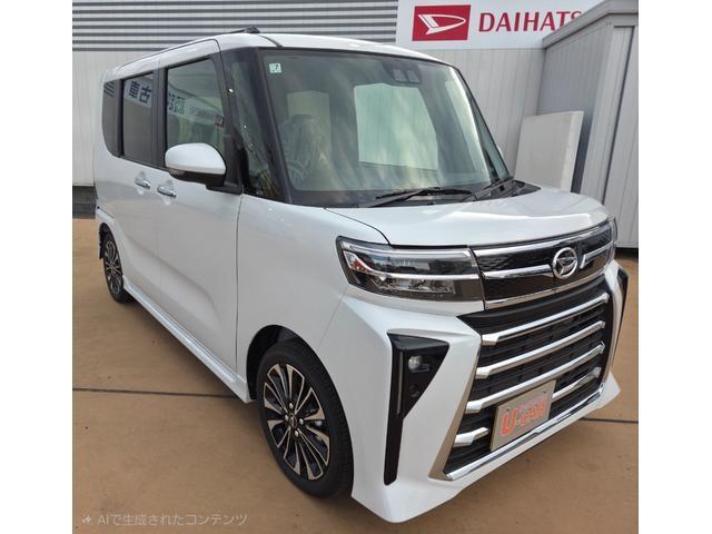 タントカスタムＲＳリミテッド　元試乗車　ターボ　純正ナビ　Ｂカメラ新車保障継承　１年保障継承走行距離無制限　純正ナビ　ＴＶ　ＤＶＤ　ＣＤ　ＢＴオーディオ　バックカメラ　ＬＥＤヘッドライト　両側パワスラドア　車検Ｒ１０．７　運転席助手席シートヒーター（埼玉県）の中古車