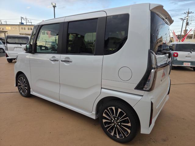 タントカスタムＲＳリミテッド　元試乗車　ターボ　純正ナビ　Ｂカメラ新車保障継承　１年保障継承走行距離無制限　純正ナビ　ＴＶ　ＤＶＤ　ＣＤ　ＢＴオーディオ　バックカメラ　ＬＥＤヘッドライト　両側パワスラドア　車検Ｒ１０．７　運転席助手席シートヒーター（埼玉県）の中古車