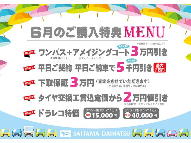 ムーヴキャンバスストライプスＧ　１４４８キロ　ＬＥＤヘッドランプ１年保証距離無制限　走行距離１４４８キロ　　ＬＥＤヘッドランプ　オートライト　アイドリングストップ　　両側電動スライドドア　電動パーキング（埼玉県）の中古車
