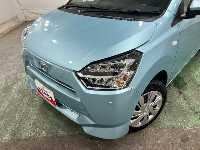 ミライースＸ　ＳＡIII　走行２６１９キロ／ＬＥＤヘッドライト一年保証・走行距離無制限　走行２６１９キロ　助手席エアバック　オートライト　オートマチックハイビーム　クリアランスソナー　アイドリングストップ（埼玉県）の中古車