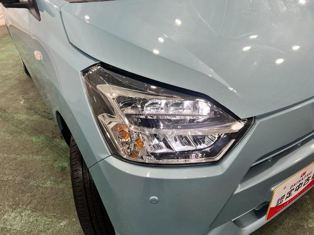 ミライースＸ　ＳＡIII　走行２６１９キロ／ＬＥＤヘッドライト一年保証・走行距離無制限　走行２６１９キロ　助手席エアバック　オートライト　オートマチックハイビーム　クリアランスソナー　アイドリングストップ（埼玉県）の中古車