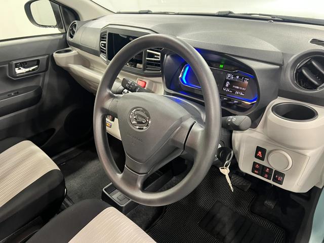 ミライースＸ　ＳＡIII　走行２６１９キロ／ＬＥＤヘッドライト一年保証・走行距離無制限　走行２６１９キロ　助手席エアバック　オートライト　オートマチックハイビーム　クリアランスソナー　アイドリングストップ（埼玉県）の中古車