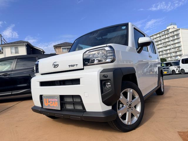 タフトＧ　走行１３７７キロ／社用車／クリアランスソナー１年保証・走行距離無制限　サイドエアバック　クリアランスソナー　オートマチックハイビーム　オートライト　ＬＥＤヘッドライト　シートヒーター（埼玉県）の中古車