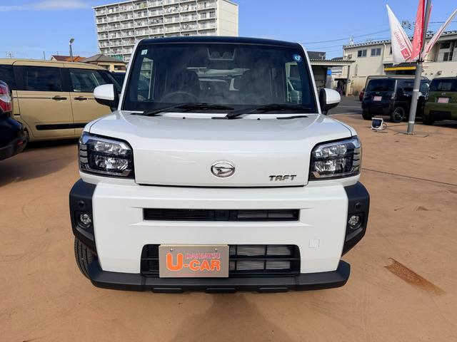 タフトＧ　走行１３７７キロ／社用車／クリアランスソナー１年保証・走行距離無制限　サイドエアバック　クリアランスソナー　オートマチックハイビーム　オートライト　ＬＥＤヘッドライト　シートヒーター（埼玉県）の中古車