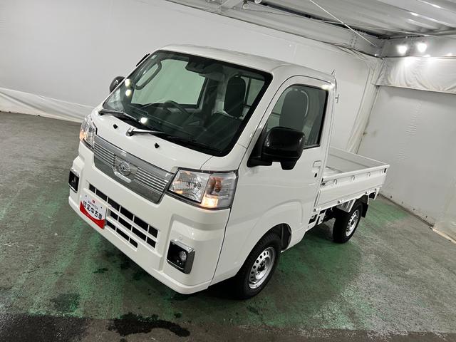 ハイゼットトラックEXT 4WD/MT車/走行6キロ/荷台作業灯/オートライト1年保証距離無制限 走行距離6キロ 助手席エアバック クリアランスソナー オートマチックハイビーム オートライト アイドリングストップ 荷台作業灯(埼玉県)の中古車