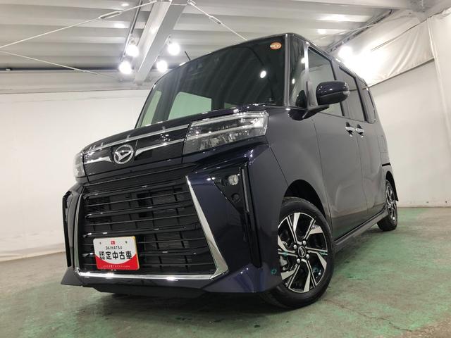 タントカスタムX 雹害/走行1662キロ/ディスプレイオーディオ1年保証距離無制限 走行距離1662キロ ディスプレイオーディオ バックカメラ ドラレコ 純正マット サイドエアバッグ LEDヘッドランプ シートヒーター 両側電動スライドドア オート格納式ドアミラー(埼玉県)の中古車