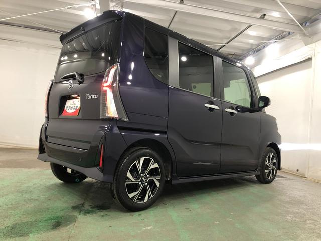 タントカスタムX 雹害/走行1662キロ/ディスプレイオーディオ1年保証距離無制限 走行距離1662キロ ディスプレイオーディオ バックカメラ ドラレコ 純正マット サイドエアバッグ LEDヘッドランプ シートヒーター 両側電動スライドドア オート格納式ドアミラー(埼玉県)の中古車