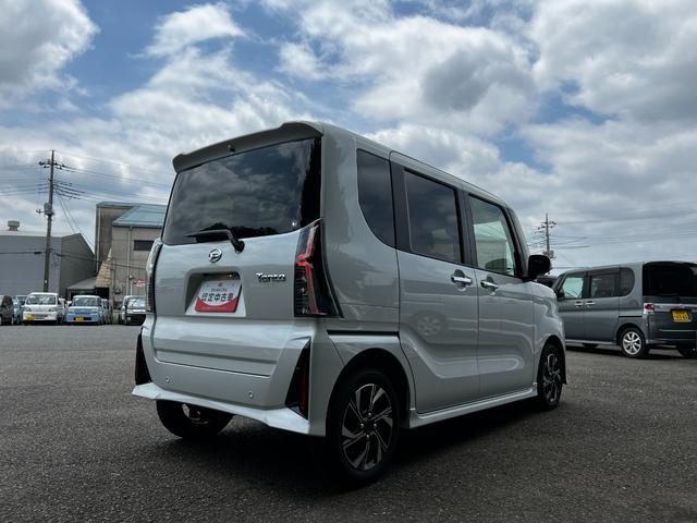 タントカスタムＸリミテッド　走行１３キロ／パールホワイト保証１年間・距離無制限付き　キーフリー　シートヒーター　クリアランスソナー　両側電動スライドドア　ＬＥＤヘッドライト　オートライト　パールホワイト（埼玉県）の中古車