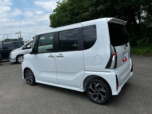 タントカスタムＸリミテッド　走行１３キロ／パールホワイト保証１年間・距離無制限付き　キーフリー　シートヒーター　クリアランスソナー　両側電動スライドドア　ＬＥＤヘッドライト　オートライト　パールホワイト（埼玉県）の中古車