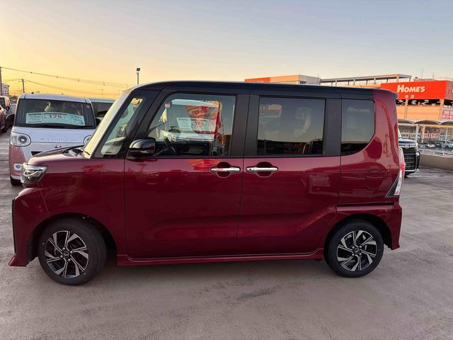 タントカスタムX 9インチディスプレイオーディオ付走行距離 4955キロ 9インチディスプレイオーディオ付 バックカメラ 両側電動スライドドア デモカーアップ 一年保証・走行距離無制限(東京都)の中古車