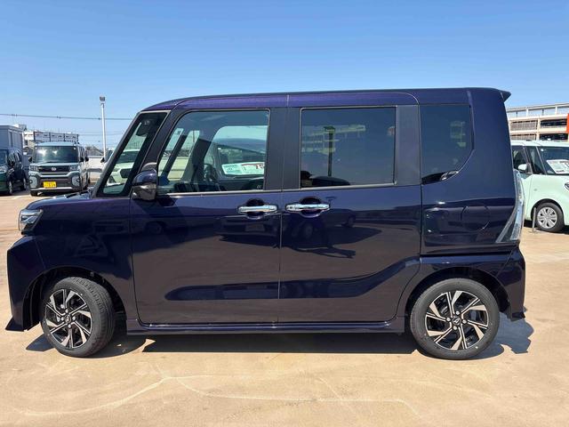 タントカスタムＸ　両側電動スライドドアデモカーＵＰ　両側電動スライドドア　ＬＥＤヘッドランプ　ヒートシーター　走行距離７３０キロ　１年距離無制限まごころ保証　両側電動スライドドア（東京都）の中古車