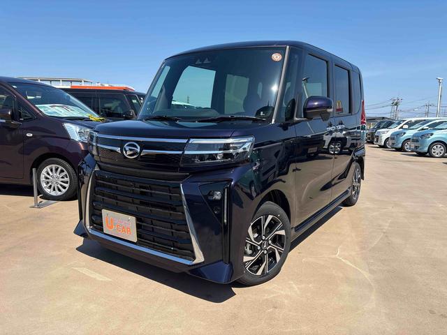 タントカスタムＸ　両側電動スライドドアデモカーＵＰ　両側電動スライドドア　ＬＥＤヘッドランプ　ヒートシーター　走行距離７３０キロ　１年距離無制限まごころ保証　両側電動スライドドア（東京都）の中古車