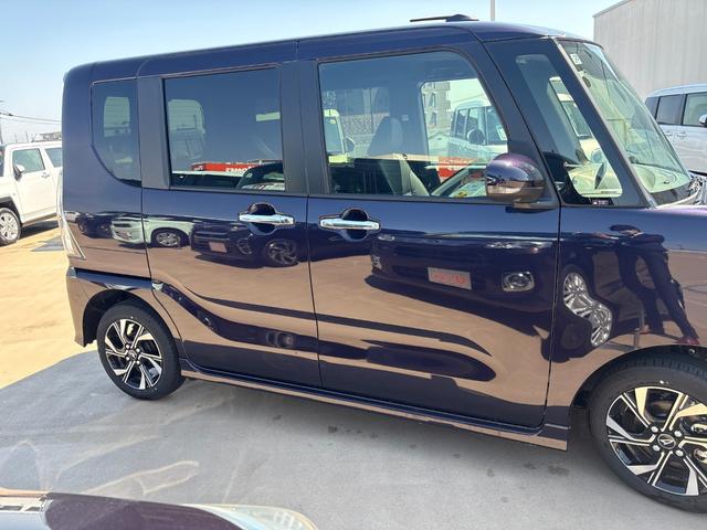 タントカスタムＸ　両側電動スライドドアデモカーＵＰ　両側電動スライドドア　ＬＥＤヘッドランプ　ヒートシーター　走行距離７３０キロ　１年距離無制限まごころ保証　両側電動スライドドア（東京都）の中古車