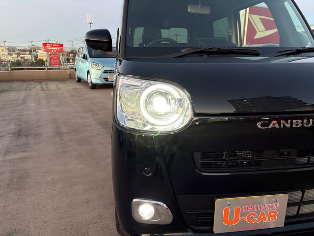 ムーヴキャンバスセオリーＧターボ　９インチディスプレイオーディオ付両側電動スライドドア　９インチディスプレイオーディオパノラマモニター付き　ＬＥＤヘッドランプ　デモカーＵＰ　走行距離７９０キロ　１年保証・距離無制限（東京都）の中古車