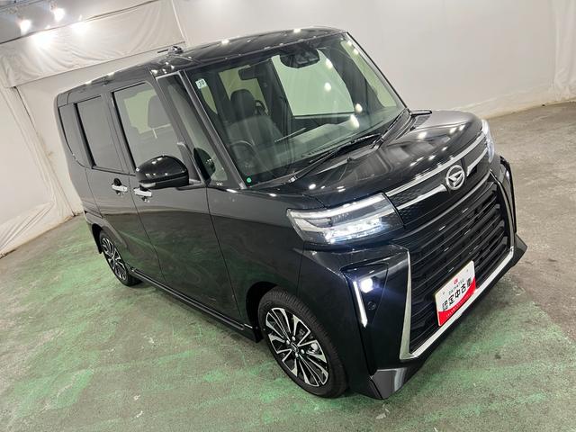 タントカスタムＲＳ　走行１２２０キロ／ディスプレイオーディオ一年保証・走行距離無制限　走行１２２０キロ　サイドエアバック　クリアランスソナー　オートマチックハイビーム　オートライト　ＬＥＤヘッドライト　ベンチシート　シートヒーター　両側電動スライドドア（東京都）の中古車