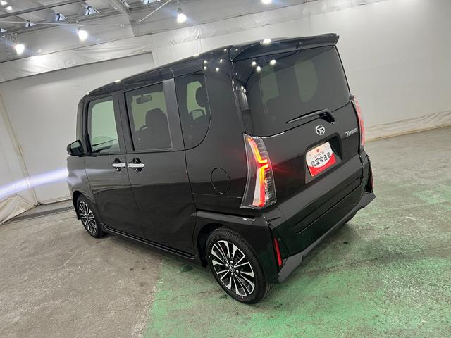 タントカスタムＲＳ　走行１２２０キロ／ディスプレイオーディオ一年保証・走行距離無制限　走行１２２０キロ　サイドエアバック　クリアランスソナー　オートマチックハイビーム　オートライト　ＬＥＤヘッドライト　ベンチシート　シートヒーター　両側電動スライドドア（東京都）の中古車