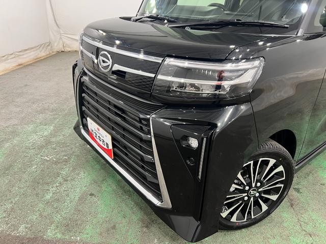 タントカスタムＲＳ　走行１２２０キロ／ディスプレイオーディオ一年保証・走行距離無制限　走行１２２０キロ　サイドエアバック　クリアランスソナー　オートマチックハイビーム　オートライト　ＬＥＤヘッドライト　ベンチシート　シートヒーター　両側電動スライドドア（東京都）の中古車