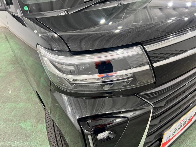 タントカスタムＲＳ　走行１２２０キロ／ディスプレイオーディオ一年保証・走行距離無制限　走行１２２０キロ　サイドエアバック　クリアランスソナー　オートマチックハイビーム　オートライト　ＬＥＤヘッドライト　ベンチシート　シートヒーター　両側電動スライドドア（東京都）の中古車
