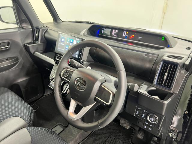 タントカスタムＲＳ　走行１２２０キロ／ディスプレイオーディオ一年保証・走行距離無制限　走行１２２０キロ　サイドエアバック　クリアランスソナー　オートマチックハイビーム　オートライト　ＬＥＤヘッドライト　ベンチシート　シートヒーター　両側電動スライドドア（東京都）の中古車