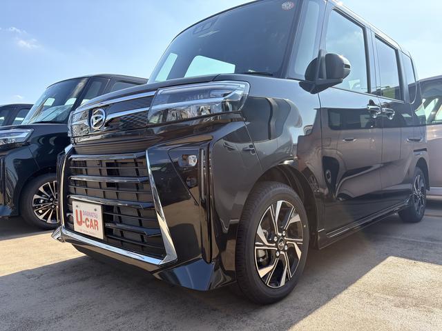 タントカスタムＸ両側電動スライドドア、デモカーＵＰ　純正アルミホイール　中古車１年保証　走行距離１，３００キロ（東京都）の中古車