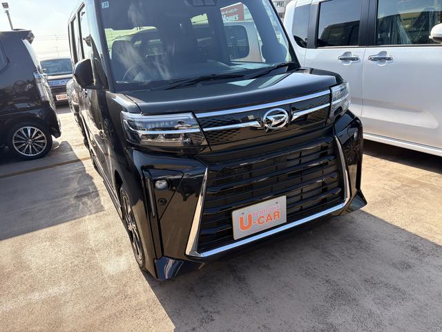タントカスタムＸ両側電動スライドドア、デモカーＵＰ　純正アルミホイール　中古車１年保証　走行距離１，３００キロ（東京都）の中古車