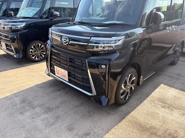 タントカスタムＸ両側電動スライドドア、デモカーＵＰ　純正アルミホイール　中古車１年保証　走行距離１，３００キロ（東京都）の中古車