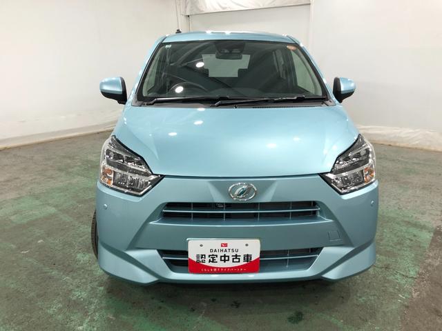 ミライースＸ　ＳＡIII　走行５８４キロ／ＬＥＤヘッドライト一年保証・走行距離無制限　走行５８４キロ　助手席エアバック　オートライト　オートマチックハイビーム　クリアランスソナー　アイドリングストップ（東京都）の中古車