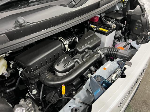 ムーヴキャンバスストライプスＸ　走行６キロ／登録済未使用車１年保証距離無制限　走行距離６キロ　サイドエアバッグ　ＬＥＤヘッドランプ　アイドリングストップ　両側電動スライドドア　オート格納式ドアミラー　電動パーキングブレーキ（東京都）の中古車
