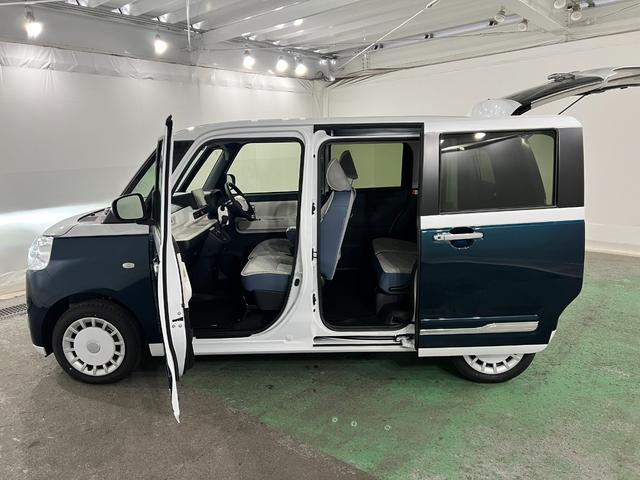 ムーヴキャンバスストライプスG 走行97キロ/純正9型DA/置ラク充電1年保証距離無制限 走行97キロ 純正ディスプレイオーディオ バックカメラ ブルートゥース 純正マット サイドエアバッグ LEDヘッドランプ アイドリングストップ シートヒーター 両側電動スライドドア(埼玉県)の中古車