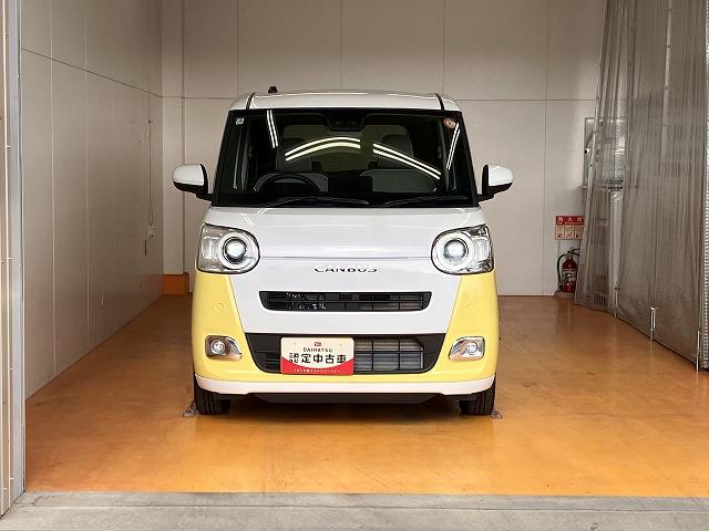 ムーヴキャンバスストライプスＧターボサポカーＳワイド適合　Ｂカメラ　ＵＳＢ接続端子　電動パーキングブレーキ　シートヒーター　両側オートスライドドア　Ｐスタート　全車速追従機能付ＡＣＣ　ホッとカップホルダー　置きラクボックス　キーフリー（神奈川県）の中古車