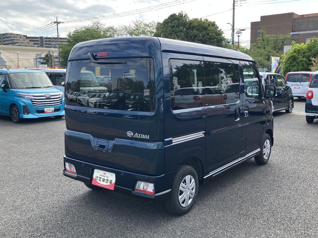 アトレーＲＳ　ＣＤステレオ　バックカメラ　ターボ車　ＡＢＳ保証１年間距離無制限付き　両側電動スライドドア　アイドリングストップ　キーフリー　バックカメラ　コーナーセンサー　エアコン　オーバーヘッドシェルフ　誤発進抑制制御機能（東京都）の中古車