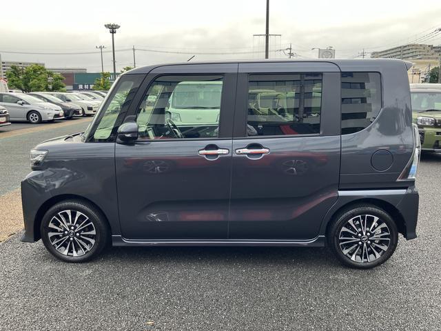 タントカスタムＲＳ　　ナビゲーション　バックカメラ　ＥＴＣ車載器保証１年間距離無制限付き　両側電動スライドドア　ＬＥＤヘッドランプ　ＬＥＤフォグランプ　オートライト　ミラクルオープンドア　運転席シートヒーター　運転席シートリフター　オートエアコン（東京都）の中古車