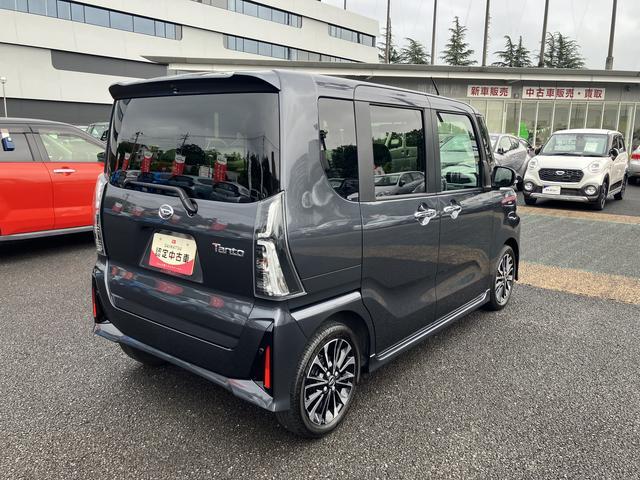 タントカスタムＲＳ　　ナビゲーション　バックカメラ　ＥＴＣ車載器保証１年間距離無制限付き　両側電動スライドドア　ＬＥＤヘッドランプ　ＬＥＤフォグランプ　オートライト　ミラクルオープンドア　運転席シートヒーター　運転席シートリフター　オートエアコン（東京都）の中古車
