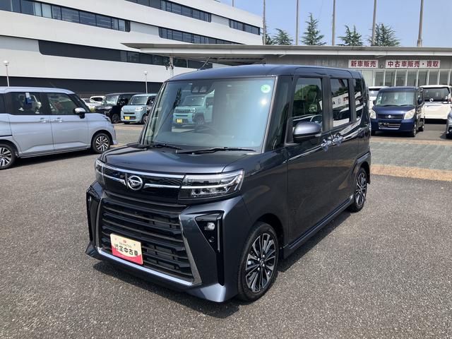 タントカスタムＲＳ　ナビゲーション　パノラマモニター　オートライト保証１年間距離無制限付き　両側電動スライドドア　ＬＥＤヘッドランプ　ＬＥＤフォグランプ　オートライト　ミラクルオープンドア　運転席シートヒーター　運転席シートリフター　オートエアコン（東京都）の中古車