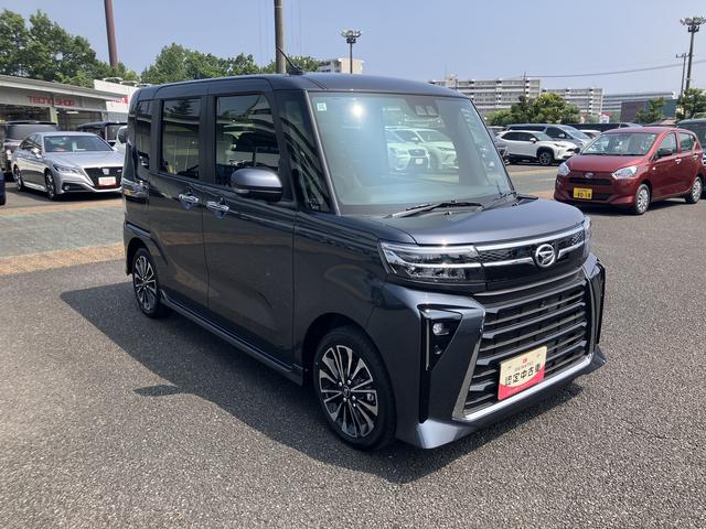 タントカスタムＲＳ　ナビゲーション　パノラマモニター　オートライト保証１年間距離無制限付き　両側電動スライドドア　ＬＥＤヘッドランプ　ＬＥＤフォグランプ　オートライト　ミラクルオープンドア　運転席シートヒーター　運転席シートリフター　オートエアコン（東京都）の中古車