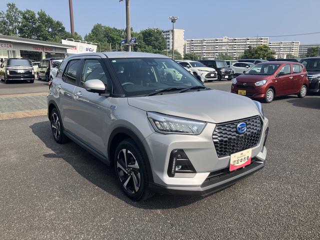 ロッキープレミアムＧ　ＨＥＶ　　ＣＤステレオ　パノラマモニター保証１年間距離無制限付き　電動パーキングブレーキ　ＬＥＤヘッドランプ　ＬＥＤフォグランプ　前席シートヒーター　ＵＳＢ電源ソケット　オートライト　アダプティブクルーズコントロール　コーナーセンサー（東京都）の中古車