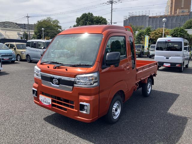 ハイゼットトラックジャンボエクストラ　パワーウインドウ　キーフリーシステム保証１年間距離無制限付き　エアコン　オーバーヘッドシェルフ　運転席・助手席リクライニングシート　オートハイビーム　コーナーセンサー　ふらつき警報　路側逸脱警報機能（東京都）の中古車
