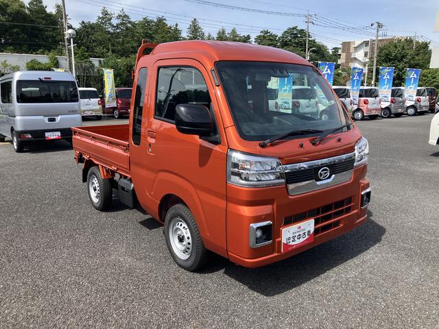 ハイゼットトラックジャンボエクストラ　パワーウインドウ　キーフリーシステム保証１年間距離無制限付き　エアコン　オーバーヘッドシェルフ　運転席・助手席リクライニングシート　オートハイビーム　コーナーセンサー　ふらつき警報　路側逸脱警報機能（東京都）の中古車