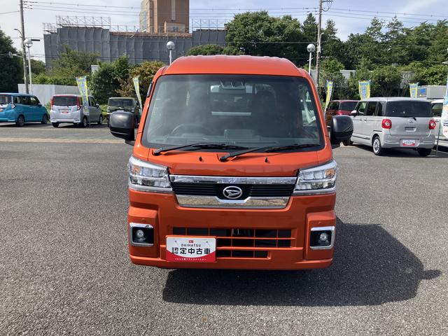 ハイゼットトラックジャンボエクストラ　パワーウインドウ　キーフリーシステム保証１年間距離無制限付き　エアコン　オーバーヘッドシェルフ　運転席・助手席リクライニングシート　オートハイビーム　コーナーセンサー　ふらつき警報　路側逸脱警報機能（東京都）の中古車