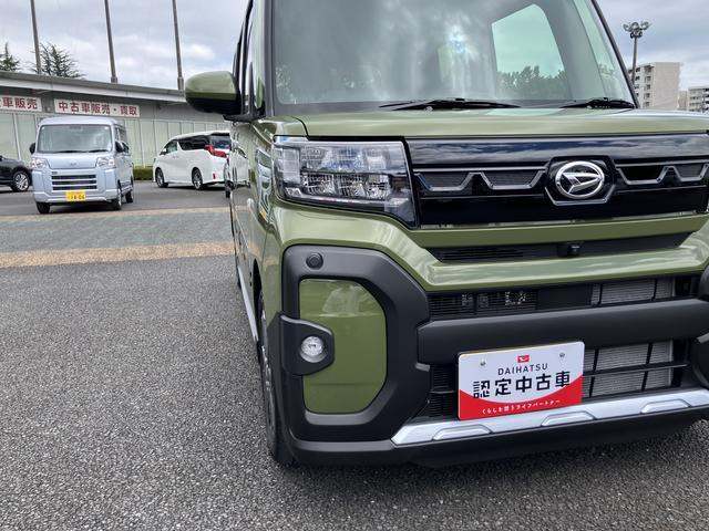 タントファンクロスターボ　ディスプレイオーディオ　パノラマモニター保証１年間距離無制限付き　両側電動スライドドア　ＬＥＤヘッドランプ　ＬＥＤフォグランプ　オートライト　ミラクルオープンドア　前席シートヒーター　運転席シートリフター　オートエアコン（東京都）の中古車