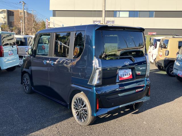 タントカスタムＲＳ　届け出済み未使用車保証　新車保証・まごころ保証　１年間・走行距離無制限付き（東京都）の中古車