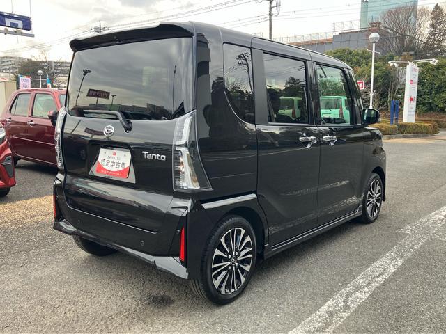 タントカスタムＲＳ保証　新車保証・まごころ保証　１年間・走行距離無制限付き（東京都）の中古車