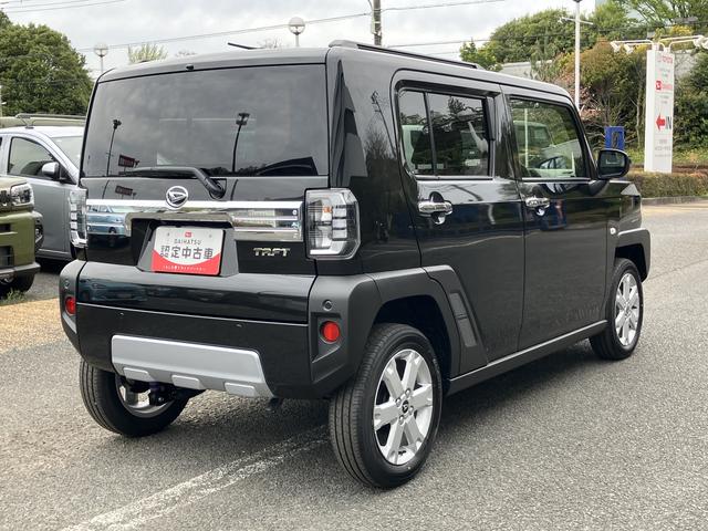 タフトＧターボ　クロムベンチャー保証　新車保証・まごころ保証　１年間・走行距離無制限付き（東京都）の中古車