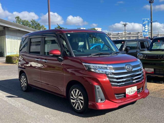 トールカスタムＧ保証　新車保証・まごころ保証　１年間・走行距離無制限付き　点検記録簿　ＥＴＣ　アルミホイール　スマートキー・プッシュスタート　エアバッグ　ＡＢＳ　キーフリーキー（東京都）の中古車