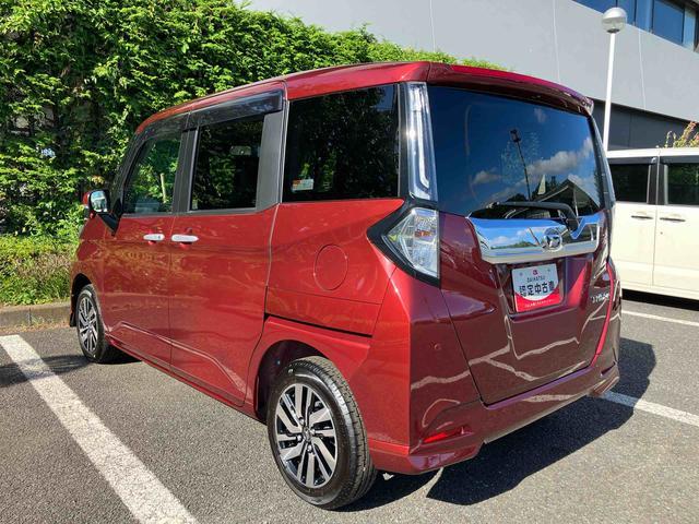 トールカスタムＧ保証　新車保証・まごころ保証　１年間・走行距離無制限付き　点検記録簿　ＥＴＣ　アルミホイール　スマートキー・プッシュスタート　エアバッグ　ＡＢＳ　キーフリーキー（東京都）の中古車