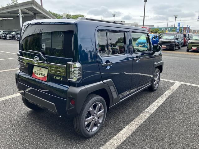 タフトＧターボ　ダーククロムベンチャー保証　新車保証・まごころ保証　１年間・走行距離無制限付き・ＣＤステレオ装着・ＬＥＤヘッドライト装備ＬＥＤフォグ装備・シートヒーター装備（東京都）の中古車